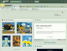 Tablet Screenshot of danielssj4.deviantart.com