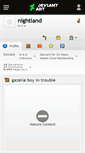 Mobile Screenshot of nightland.deviantart.com