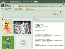Tablet Screenshot of jiattmay.deviantart.com