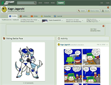 Tablet Screenshot of kage-jaganshi.deviantart.com