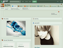 Tablet Screenshot of op-chan.deviantart.com