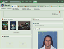 Tablet Screenshot of kcentric.deviantart.com