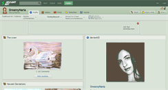 Desktop Screenshot of dreamynaria.deviantart.com