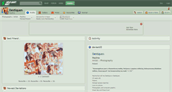 Desktop Screenshot of destiquen.deviantart.com