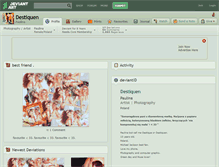 Tablet Screenshot of destiquen.deviantart.com