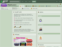 Tablet Screenshot of planet-love.deviantart.com