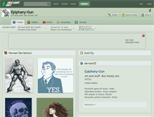 Tablet Screenshot of epiphany-gun.deviantart.com