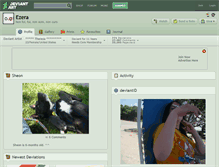 Tablet Screenshot of ezera.deviantart.com