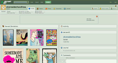 Desktop Screenshot of elcerealdechocofresa.deviantart.com