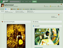 Tablet Screenshot of katherineisart.deviantart.com