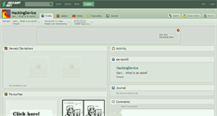 Desktop Screenshot of hackingdevice.deviantart.com