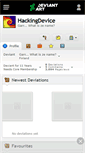 Mobile Screenshot of hackingdevice.deviantart.com