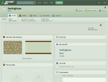 Tablet Screenshot of feelingblues.deviantart.com