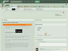Tablet Screenshot of labbit.deviantart.com
