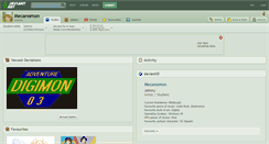 Desktop Screenshot of mecanomon.deviantart.com