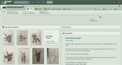 Desktop Screenshot of infinitedarkness97.deviantart.com