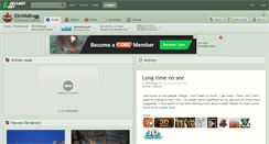 Desktop Screenshot of ellrinidhogg.deviantart.com