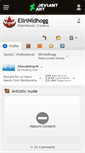 Mobile Screenshot of ellrinidhogg.deviantart.com