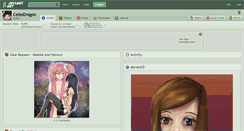 Desktop Screenshot of celesdragon.deviantart.com