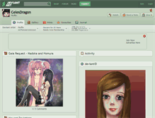 Tablet Screenshot of celesdragon.deviantart.com