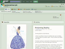 Tablet Screenshot of panda-jamican-pie.deviantart.com