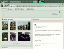 Tablet Screenshot of bworf.deviantart.com
