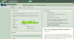 Desktop Screenshot of anti-nazi-group.deviantart.com