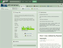 Tablet Screenshot of anti-nazi-group.deviantart.com