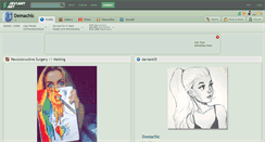 Desktop Screenshot of demachic.deviantart.com