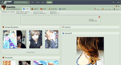 Desktop Screenshot of dearkitty.deviantart.com