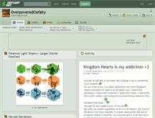 Tablet Screenshot of overpoweredclefairy.deviantart.com