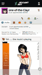 Mobile Screenshot of one-of-the-clayr.deviantart.com
