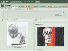 Tablet Screenshot of deverall.deviantart.com