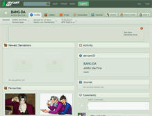 Tablet Screenshot of bang-da.deviantart.com