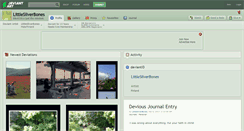 Desktop Screenshot of littlesilverbones.deviantart.com