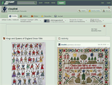 Tablet Screenshot of cloudrat.deviantart.com