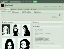 Tablet Screenshot of nayonatsuki.deviantart.com