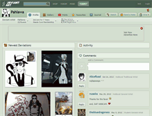 Tablet Screenshot of pahlawa.deviantart.com