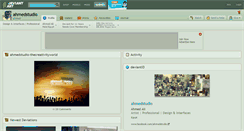 Desktop Screenshot of ahmedstudio.deviantart.com