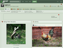 Tablet Screenshot of nightowl.deviantart.com