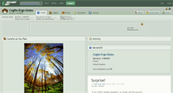 Desktop Screenshot of cogito-ergo-doleo.deviantart.com