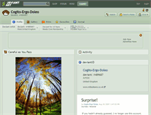 Tablet Screenshot of cogito-ergo-doleo.deviantart.com