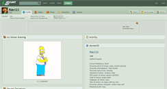 Desktop Screenshot of fido123.deviantart.com