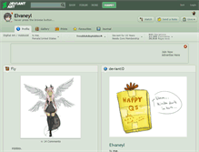 Tablet Screenshot of elvaneyl.deviantart.com