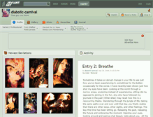 Tablet Screenshot of diabolic-carnival.deviantart.com