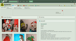 Desktop Screenshot of nucleargirl.deviantart.com