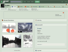 Tablet Screenshot of d-men.deviantart.com