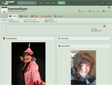 Tablet Screenshot of empressofsquee.deviantart.com
