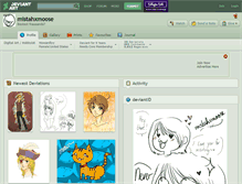 Tablet Screenshot of mistahxmoose.deviantart.com