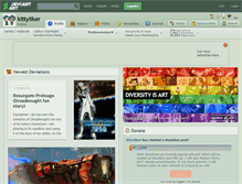 Tablet Screenshot of kittyliker.deviantart.com